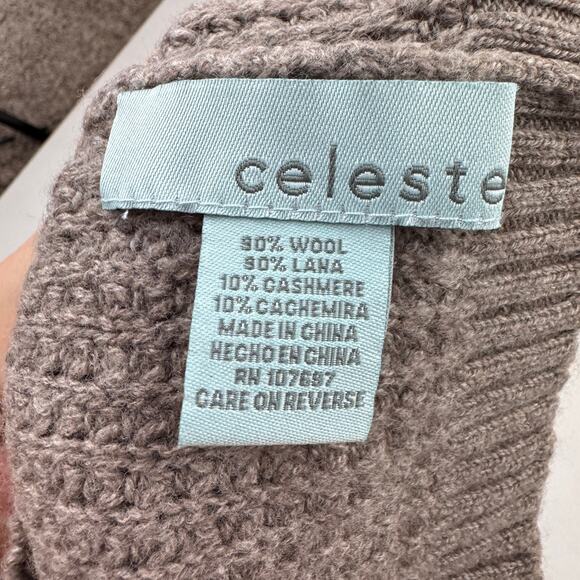 Celeste Cashmere Blend Beanie - Picture 2 of 3